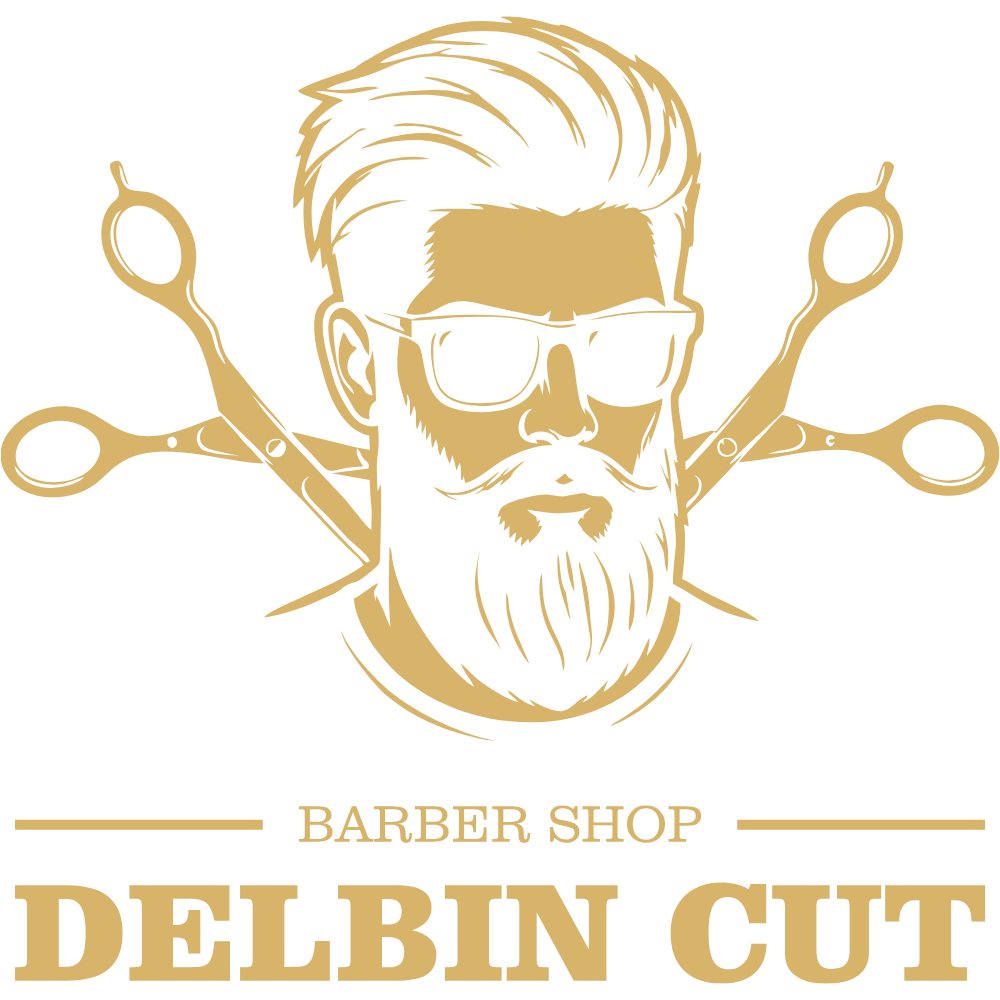 Delbin Cut Barber Shop Logo